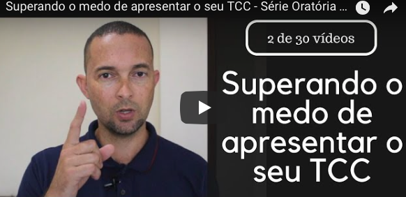 Motivos do medo de apresentar o seu TCC