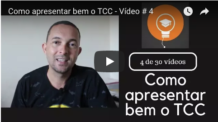 Como apresentar bem o seu TCC